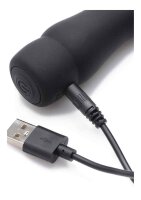 Trinity Vibes 16X Penis Head Teaser with Urethral Sound - Black