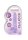 6" / 15 cm Realistic Dildo With Balls - Purple