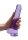 Realistic Dildo With Balls - Purple 23 cm