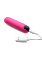 BANG! Vibrating Bullet with Remote Control - Pink
