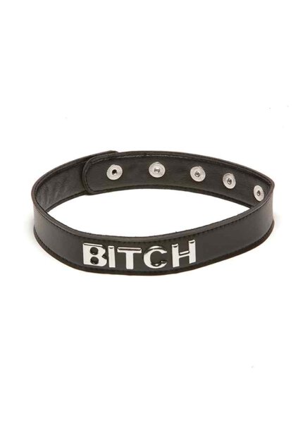 X-Play "bitch" collar Black