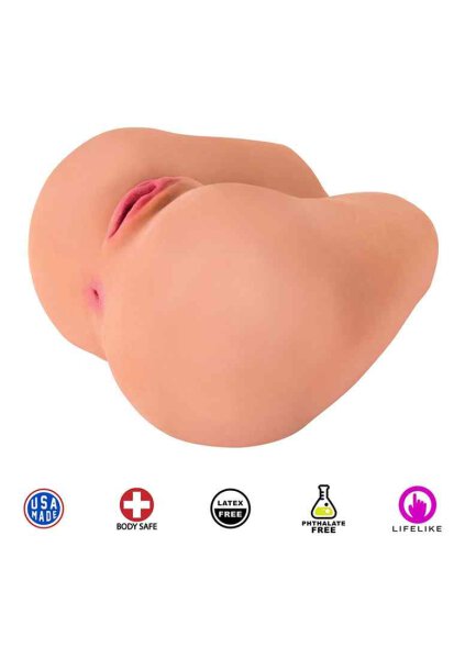 Maddie Vibrating Butt Missionary - Vanilla