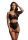 2er Set Bustier mit Highwaist-Strapsslip schwarz One Size