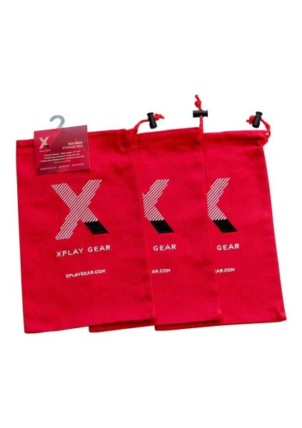 Ultra Soft Gear Bag - 100% Cotton - 3-Pack - Red