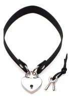 Master Series Lock-It Heart Lock and Key Choker