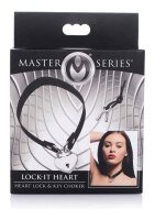 Master Series Lock-It Heart Lock and Key Choker