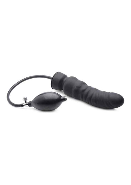 Dick-Spand Inflatable Silicone Dildo