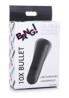 10X Vibrating Metallic Bullet - Black
