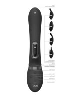 Chou G-Spot Rabbit & Clitoral Stimulator Black