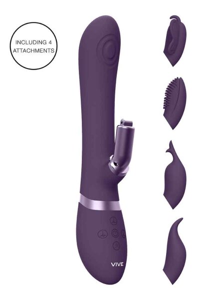 Etsu - Pulse Wave G-Spot Rabbit & Clitoral Stimulator Purple