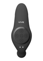 Kata Pulse Wave & Vibrating Double Penetration Vibrator Black