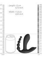 Kata Pulse Wave & Vibrating Double Penetration Vibrator Black