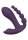 Kata Pulse Wave & Vibrating Double Penetration Vibrator Purple