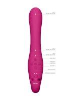 Suki Vibrating Strapless Strap-on Rabbit Pink