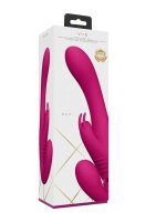 Suki Vibrating Strapless Strap-on Rabbit Pink