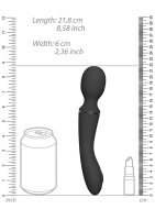 Nami Pulse Wave & Vibrating Wand Black