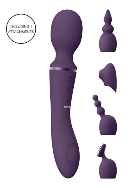 Nami Pulse Wave & Vibrating Wand Purple