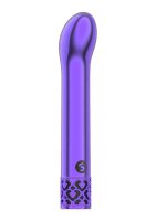 Jewel Rechargeable ABS Bullet Purple