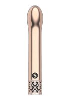 Jewel Rechargeable ABS Bullet Rose Gold