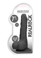Dong with testicles 7" Black