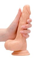 Dong with testicles 7" Flesh