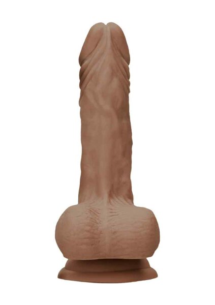 Dong with testicles 7" Tan