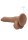 Dong with testicles 10" Tan