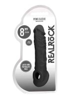 Penis Sleeve 8" Black