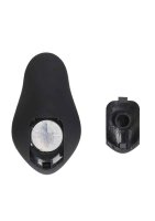 Ouch! E-stim & Vibrating Butt plug with Remote - Black