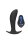 Ouch! E-stim & Vibrating Butt plug with Remote - Black