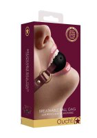 Ouch Halo - Breathable Ball Gag - Burgundy