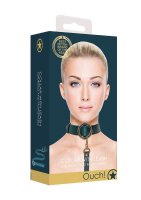 Ouch Halo - Collar With Leash - Green