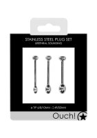 Urethral Sounding Metal Plug Set