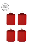 Tease Candles - Sinful Smell - 4 Pieces - Red - 175 g