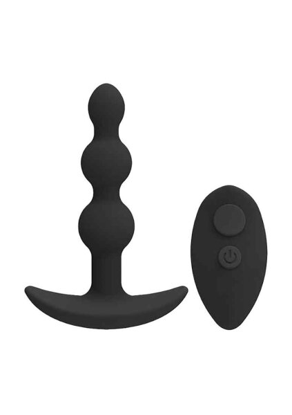 A-Play - SHAKER - Silicone Anal Plug with Remote - Black