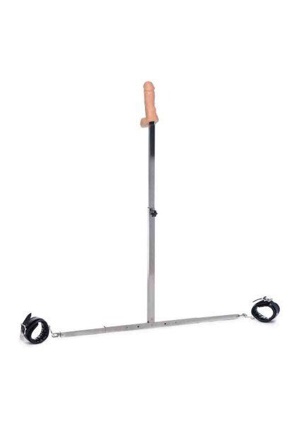 Master Series Squat Anal Impaler with Spreader Bar and Cuffs