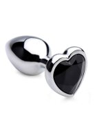 BS Black Heart Gem  Anal Plug - Small