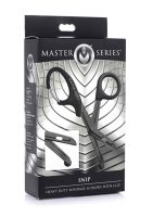 Master Series Snip Heavy Duty Bondage Scissors with Clip