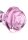 Booty Sparks Glass Small Anal Plug - Pink Rose 2,5 cm