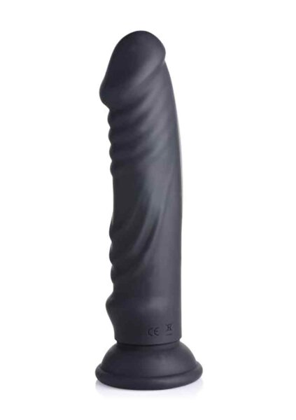 5X Vibrating & E-Stim Silicone Dildo + Remote