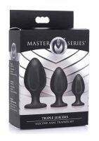 Master Series Triple Juicers Silicone Anal Trainer Set