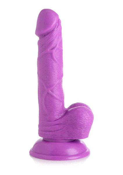 POP 6.5" Dildo with Balls - Purple
