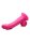 POP Dildo with Balls - Pink 19cm