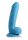 POP Dildo with Balls - Blue 21cm