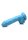 POP Dildo with Balls - Blue 21cm