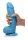 POP Dildo with Balls - Blue 21cm