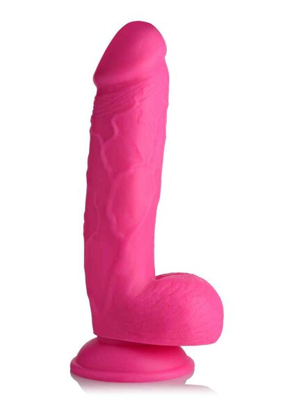 POP 8.25" Dildo with Balls - Pink
