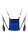 Rectangular canvas sling - 4 points - Full set - Blue