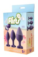 Flirts Anal Training Kit Gem Stone Purpl