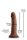 Colours Pleasures 7 Inch Vibrating Dong Brown
